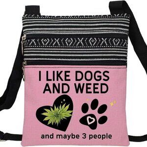 Crossbody Bag Small Ethnic Pattern Adjustable Strap Multi-functional Phone Walle